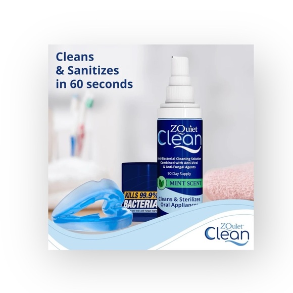new ZQuiet ㋡ Clean Anti-Bacterial Oral Cleaning Solution ㋡ Mint ㋡ Luxury Travel - Picture 3 of 16